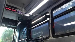 FAX Bus 1102 Startup (Gillig BRT)