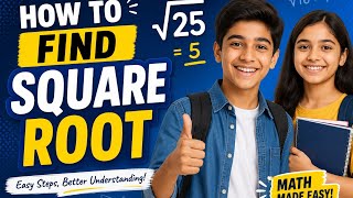 Learn How To Find Square Root............आइये सबसे आसान तरीके से Square Root वर्ग मूल निकालना सीखें
