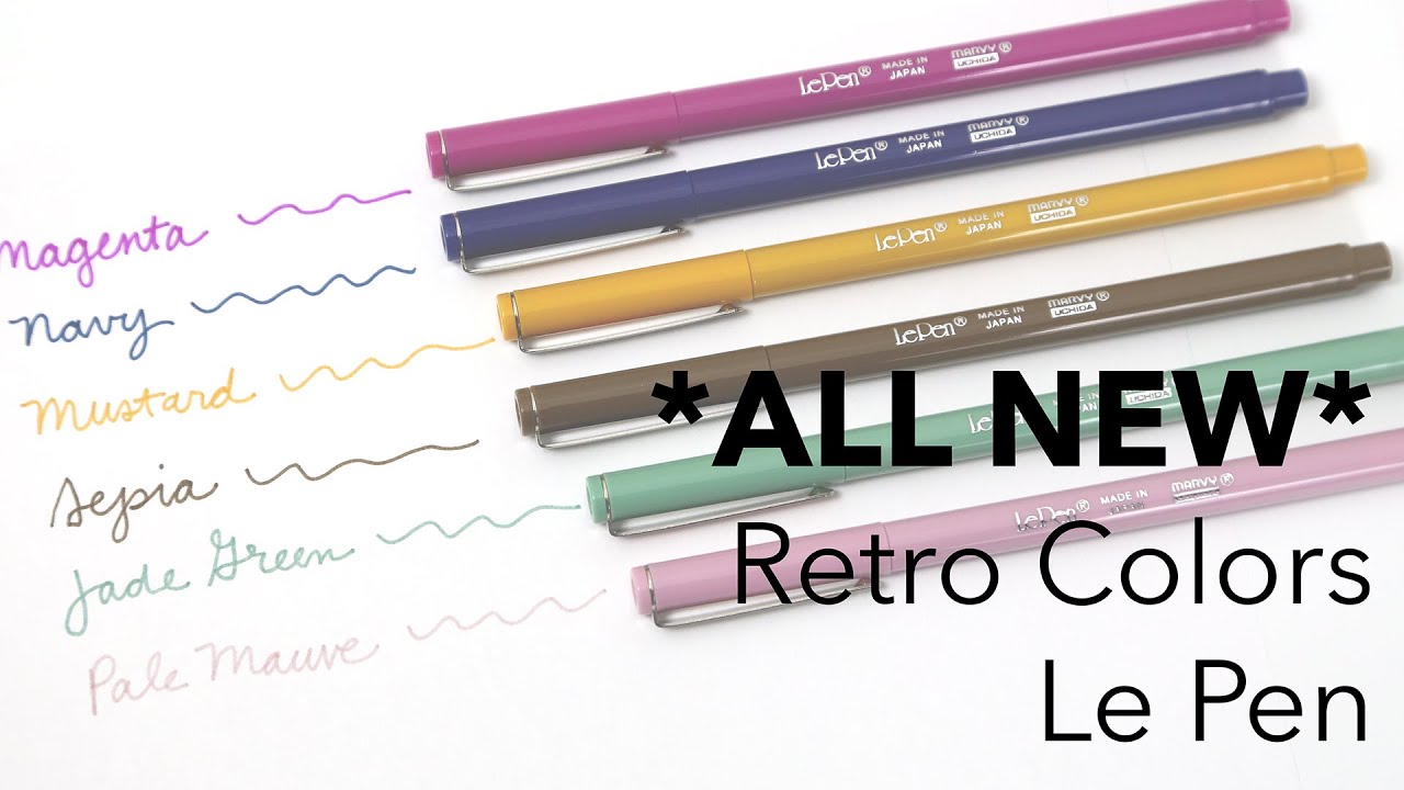 New LePen Retro Colors 