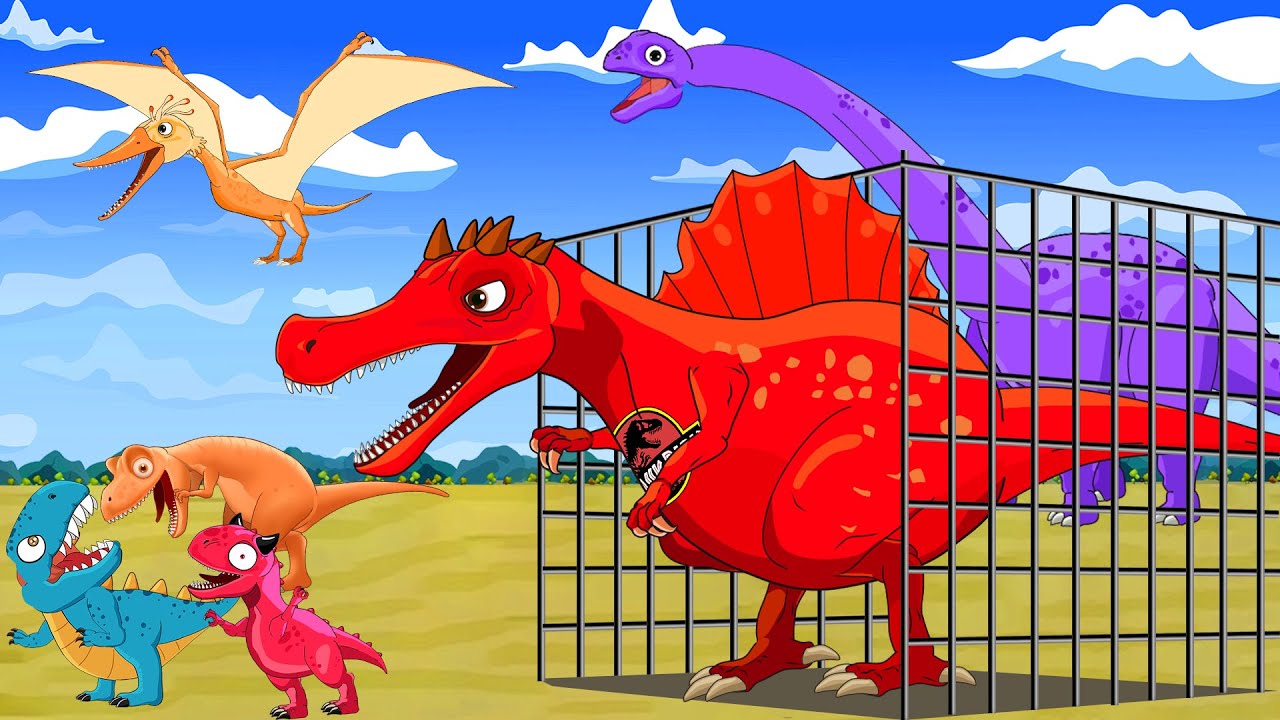 spider-spinosaur-vs-t-rex-rexy-pterodactyl-brachiosaurus-mobil