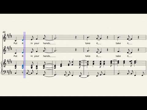 Shiny Happy People - R.E.M. (REM) - an easy arrangement for SA choir and piano