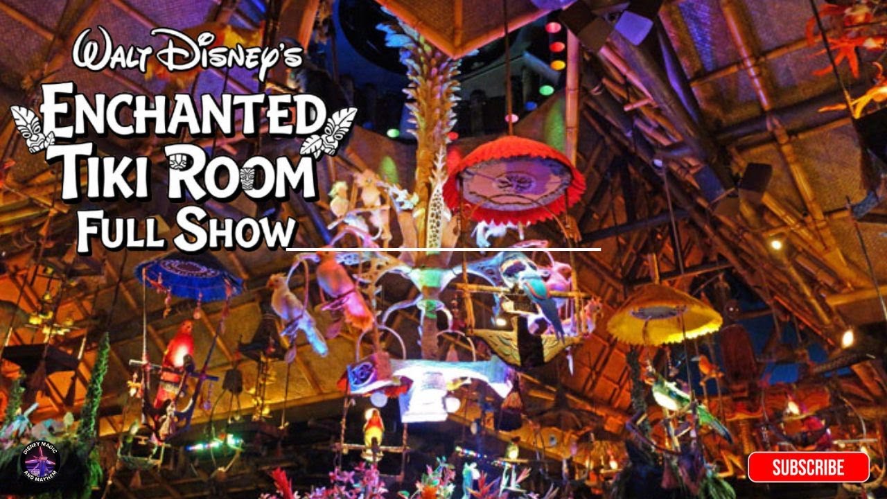 Walt Disney’s Enchanted Tiki Room – FULL SHOW | Classic Disney ...