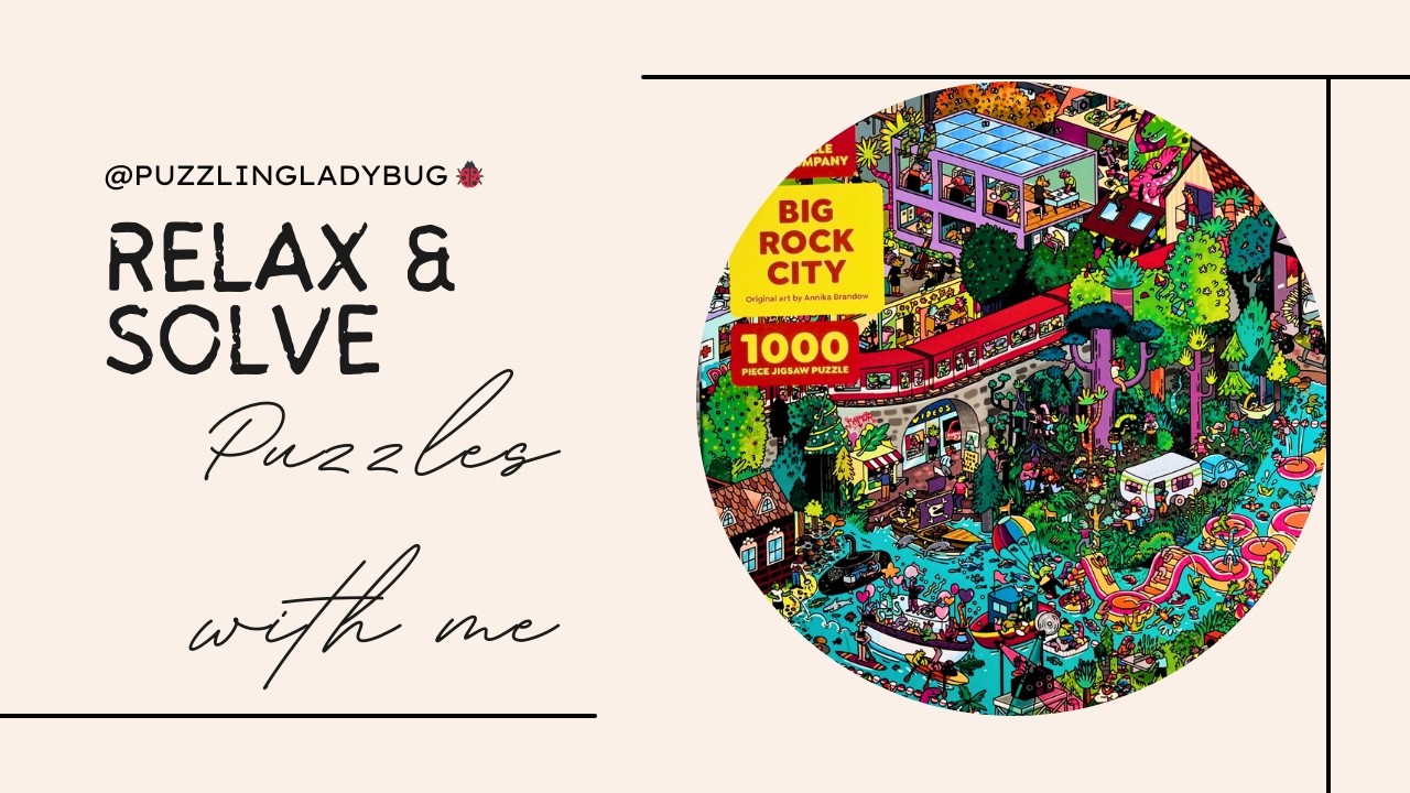 1000 Piece Puzzle Big Rock City | Time Lapse