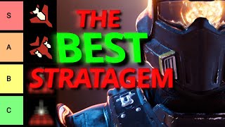 Eagle airstrike or Orbital Barrage? ALL RED STRATAGEMS RANKED HELLDIVERS 2