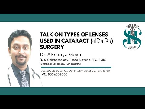 What is IOL? - Dr Akshaya Goyal Talks About Artificial Lenses Used in Cataract Surgery (Hindi Audio)