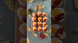 APERITIVOS PARA NAVIDAD - MONTADITOS DE HUEVO DE CODORNIZ Y CHISTORRA #aperitivos #recetasnavidenas
