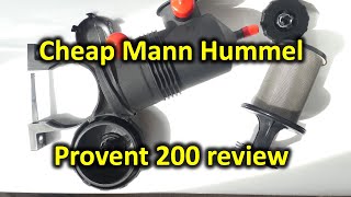 Detailed oil catch can review of a similar to MannHummel Provent 200