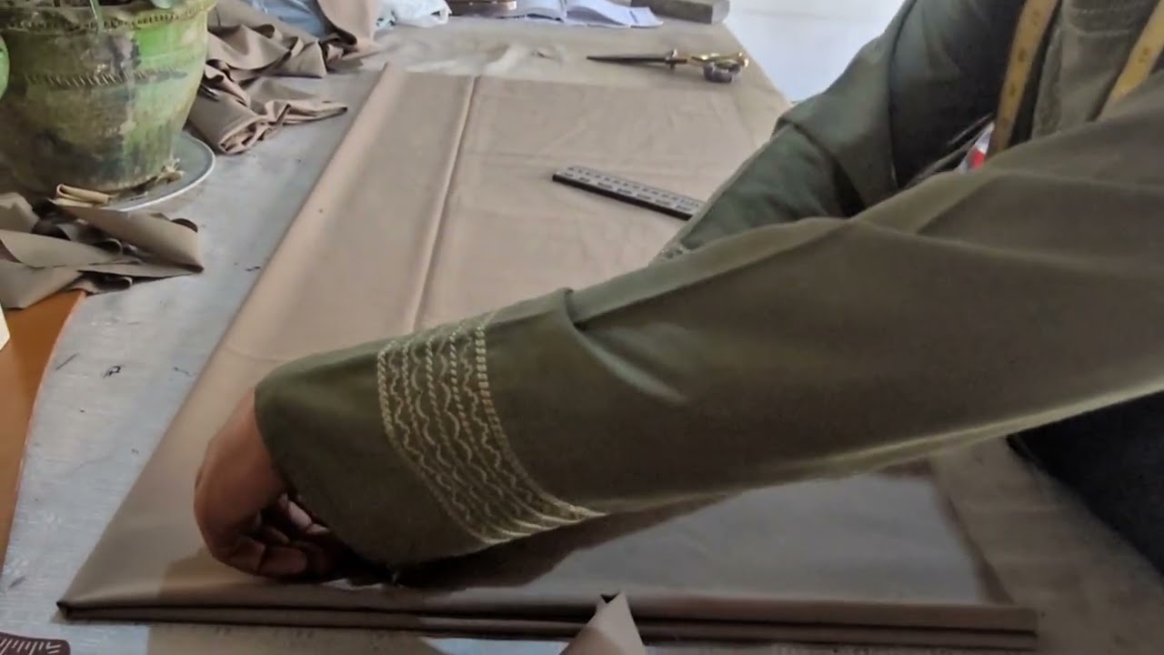 آموزشی برشکاری پیراهن تنبان پوشاک محبوبی 