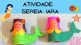 ⭕Atividade: Sereia Iara| 22 de Agosto: Dia do Folclore| Atividade Infantil⭕🧜‍♀️💖