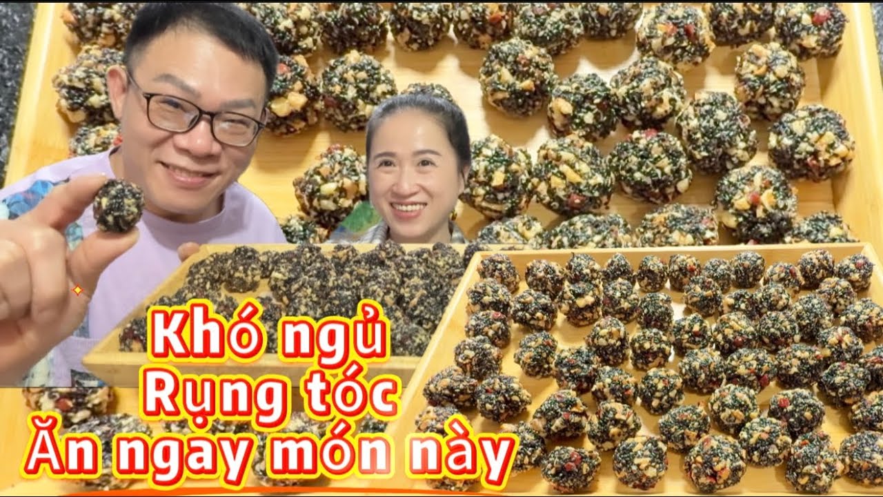 Cách khắc phục rụng tóc ,thức khuya khó ngủ,hiệu quả chỉ cần kết hợp món ăn vặt lành mạnh này