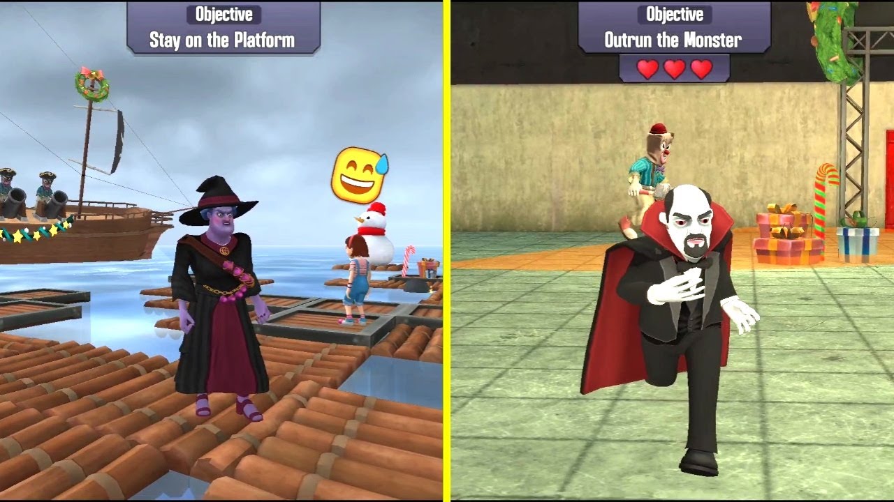 Clash of Scary Squad Challenge Play as Miss t and francis