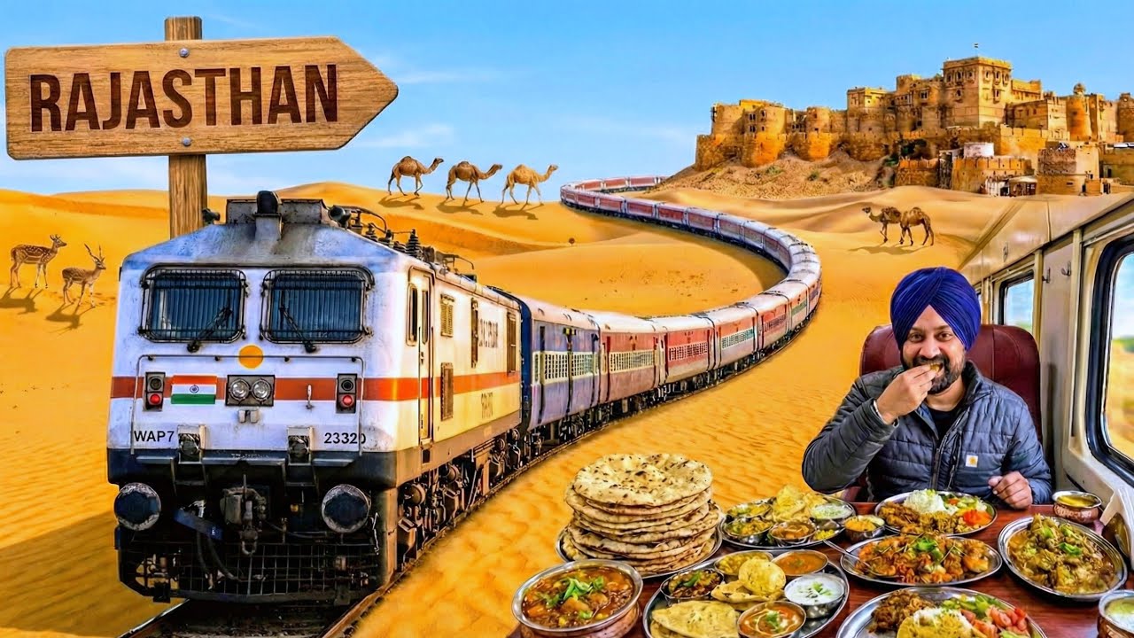 22472 Delhi To Bikaner Rajasthan Railway Station Train Journey ★ Travel in Train and Food Review