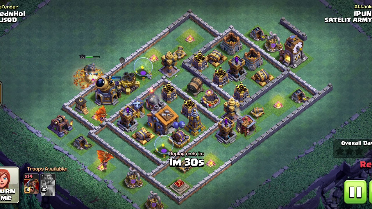 Attack Hog Glider CoC Builder Base