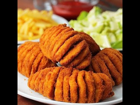 How To Make Hasselback Fried Chicken 