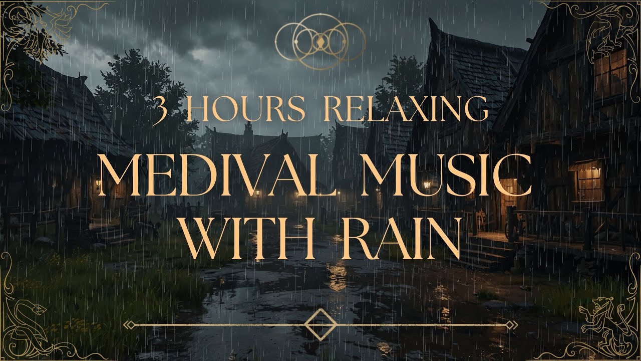 Medieval Fantasy Celtic Music | A Town Captured By The Rain Relaxing ...