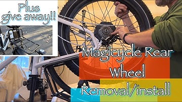 Magicycle Cruiser Rear Wheel Removal/Install - Tinkering Turtle