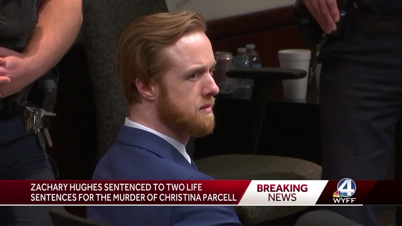 Zachary Hughes sentenced for the murder of Christina Parcell YouTube