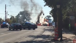 Gas explosion on Montgomery and Ronald Reagan
