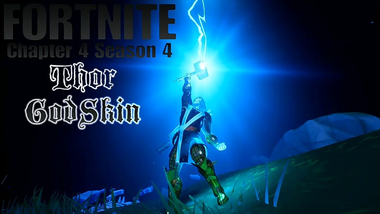 Fortnite Chapter 4 Season 4: Thor GodSkin Rocket Ram Dub! (Full Gameplay)