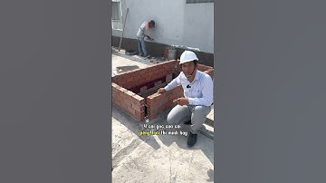 Cách Thi Công Ô Giếng Trời không bị hắt mưa, chống Thấm #shorts #xaydunglaco #giengtroinhaong