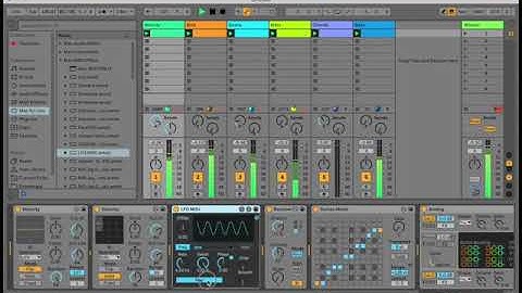 Generative Music using Ableton