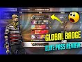 BUYING GLOBAL BADGES AND ELITE PASS REVIEW || GARENA FREE FIRE