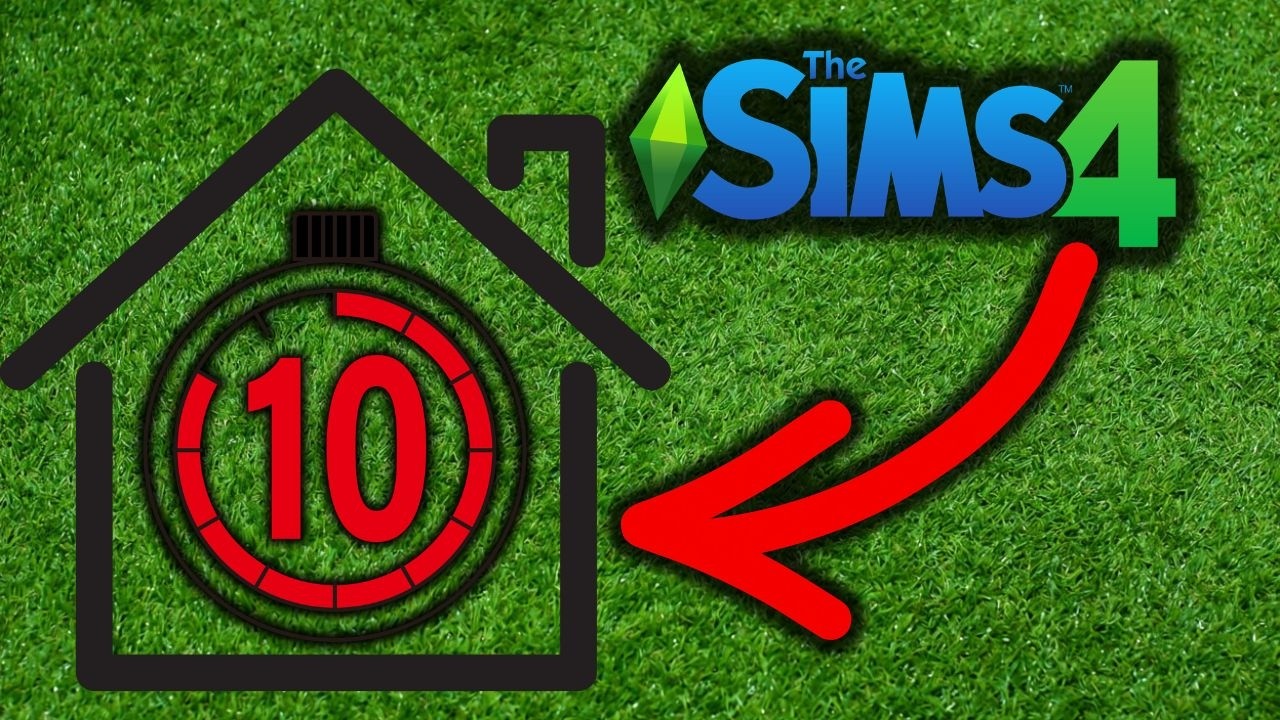 I BUILT A HOUSE IN 10 MINUTES In The Sims 4 - YouTube