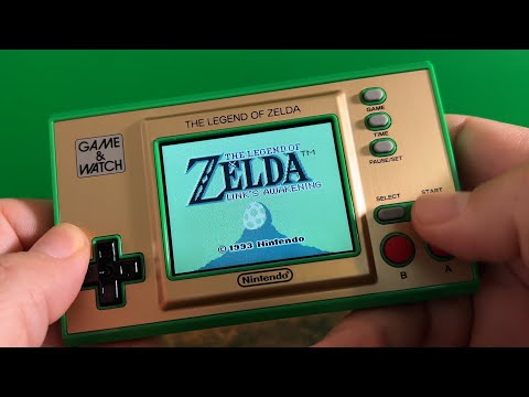 We unbox and play Nintendo's Zelda Game & Watch