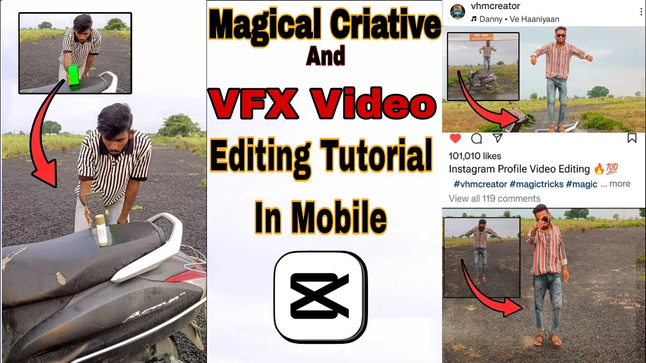 MAGICAL CREATIVE VIDEO EDITING TUTORIAL | Vfx Video Editing | PART 3 # ...