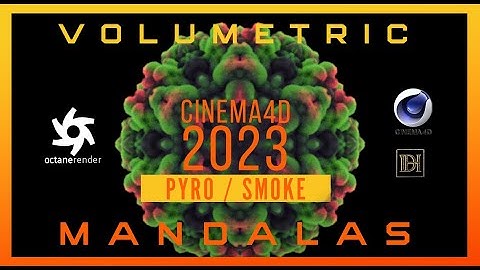 Volumetric Mandalas Cinema4d Pyro Simulation / VDB Volumes / Smoke&Fire