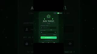 Futurist Login Page in HTML & CSS with #animation #coding