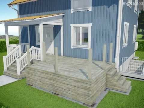Byggmax tips, bygg terrasse (del 7 rekkverk) youtube Terrasse tips