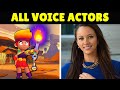 All Brawlers Voice Actors in Real Life! (With Amber) - All Brawl Stars Characters Voice Acting