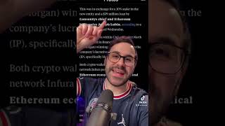 JP Morgan owns Meta Mask?? #eth #crypto #metamask