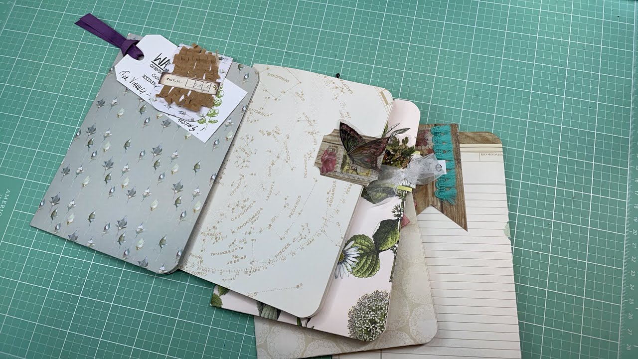 Sophisticated Ephemera Folder and Hidden Altered Paperclip Swap Reveal