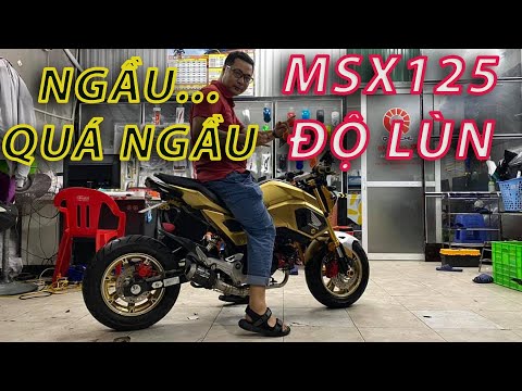 Video Honda MSX 125 Độ Lùn Bánh Siêu TO KHỔNG LỒ Cực Ngầu. - youtube