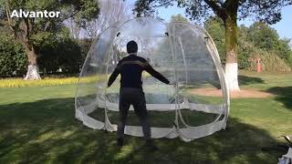 How to install and fold down Alvantor Bubble Tent