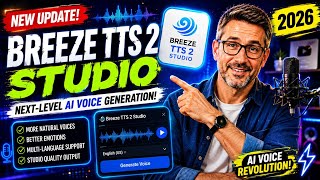 Breeze TTS 2 Studio NEW UPDATE 2026 Natural AI Voices Are Here 🤯