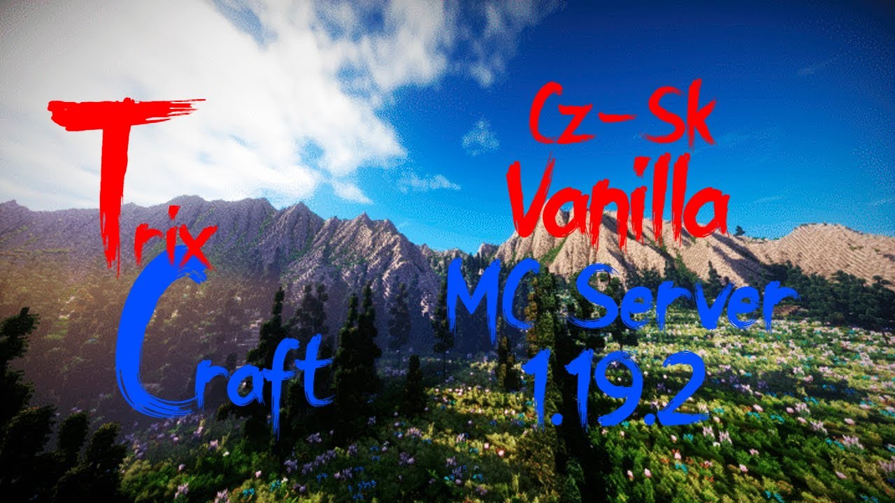 Minecraft Vanilla Server CZ/SK TrixCraft - YouTube