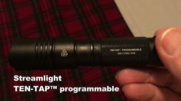 TEN-TAP Programming a STREAMLIGHT flashlight