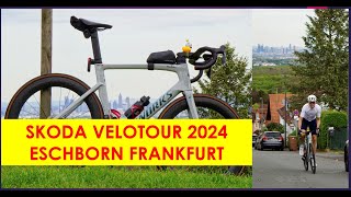 Skoda Velotour 2024 - Eschborn Frankfurt mit Data Overlay 40min highlight - raw footage, no comment