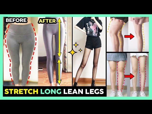 ✨ STRETCH THIGHS & CALVES FOR LONG LEAN LEGS | GET LONGER LEGS & SLIM, GROW TALLER, INCREASE HEIGHT