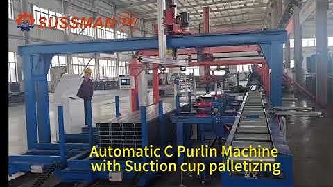 Fully Automatic C purlin roll forming machine with auto stacker