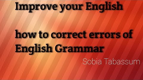 common errors in English/ plural nouns errors / plural noun/improve english