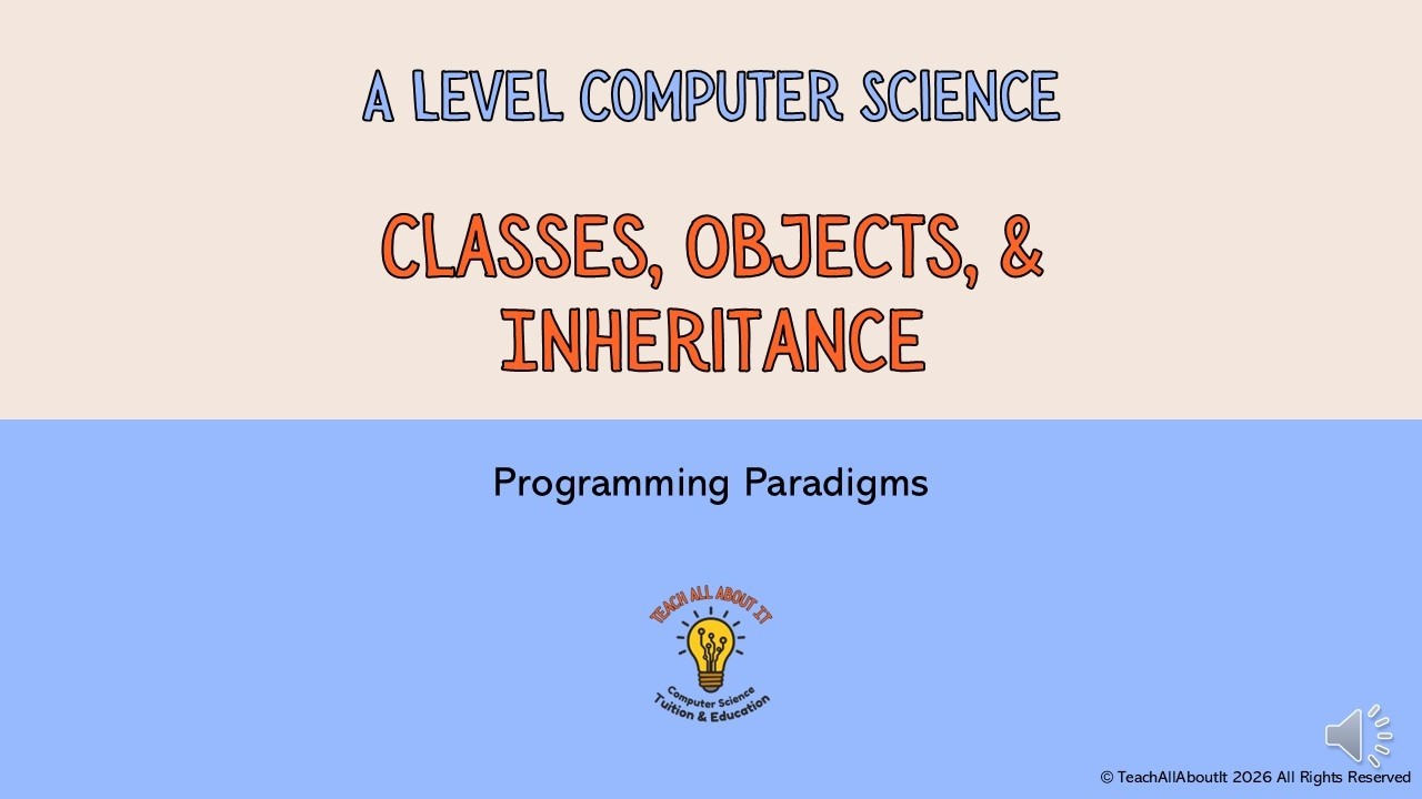 A Level Computer Science - OOP Classes, Objects, & Inheritance - YouTube