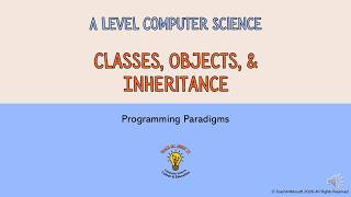 A Level Computer Science - OOP Classes, Objects, & Inheritance
