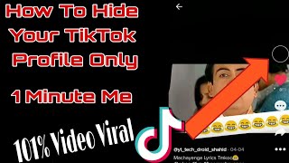 How To Hide Your TikTok Profile Photo Only 1 Minutes 🔥|| By Tech Droid Shahid screenshot 4