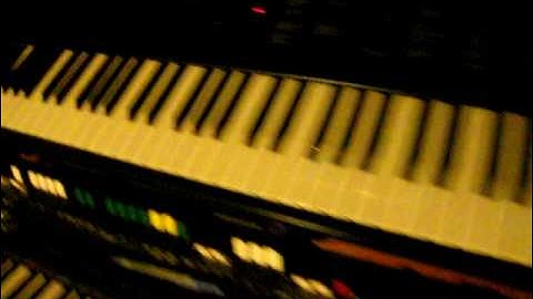 KORG DSS 1 synthesizer waveform drawing demo