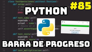✅Como Hacer una Barra de Progreso con Tkinter en Python 📊 #85