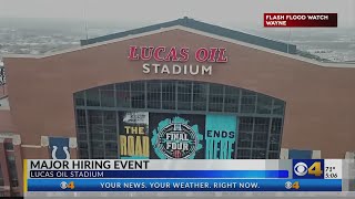 Lucas Oil Stadium and Indiana Convention Center team up for job fair